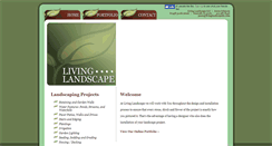 Desktop Screenshot of livinglandscapellc.com